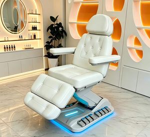 Table de massage électrique à 4 moteurs, chaise médicale esthétique, lit de beauté pour spa, podologie, médecins - Product Image 2