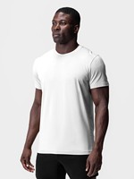 T-shirt de fitness pour homme, taille EU, 75% coton, 25% polyester, séchage rapide, vêtements de sport à manches courtes, t-shirt de course, t-shirt de sport