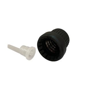 Spot de haute qualité 18mm noir et blanc pour enfant, bouchon compte-gouttes Euro étanche et inviolable avec Insert <span class=keywords><strong>en</strong></span> plastique - Product Image 3