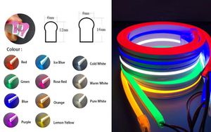 Không thấm nước <span class=keywords><strong>Neon</strong></span> <span class=keywords><strong>Flex</strong></span> <span class=keywords><strong>LED</strong></span> Strip ánh sáng 6x12mm 5M 50m IP67 PVC 1cm/2.5cm cắt 12V 24V màu duy nhất RGB Silicone <span class=keywords><strong>Flex</strong></span> <span class=keywords><strong>neon</strong></span> ánh sáng - Product Image 3