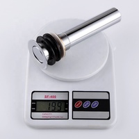 Style moderne G 1 1/4 ''Taille Argent Anti-Odeur Pop up Drain Egouttoir Eaux Usées avec Bassin de Débordement