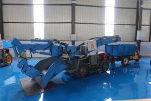 Huansheng alat pengangkut gulungan hidrolik, alat pemuat beroda untuk menambang hidrolik silinder Mucking pemuat depan - Product Image 4