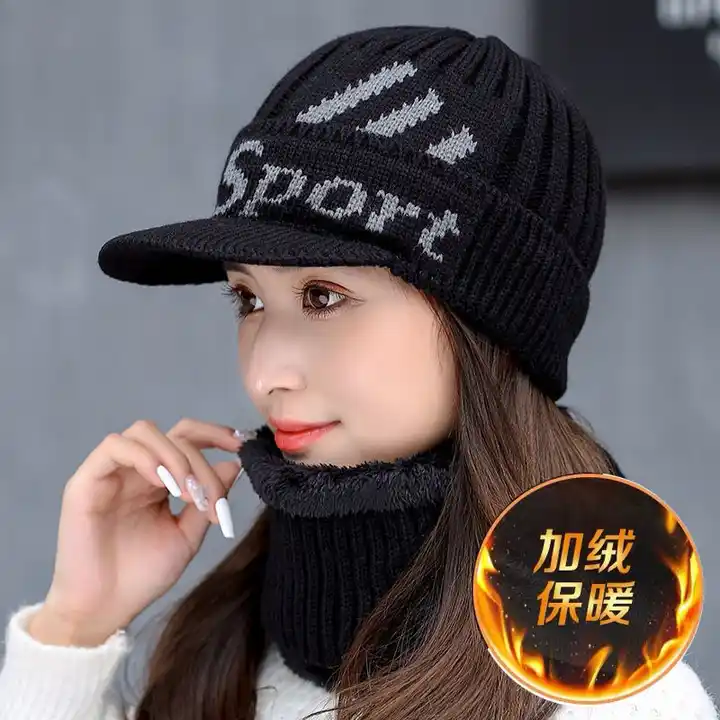 marque de luxe hiver femmes chapeau écharpe gants ensembles femme