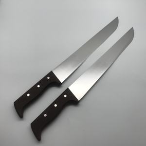 سكين جزار من الفولاذ المقاوم للصدأ مقاس <span class=keywords><strong>20</strong></span> بوصة، سكين تقطيع، سكين مطبخ، سكين أجنحة الدجاج بمقبض خشبي، حاد للغاية - Product Image 6