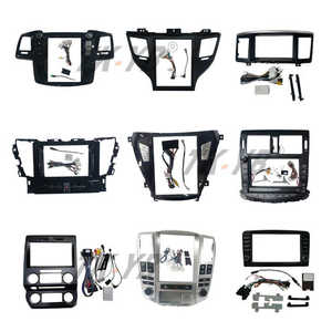 9 אינץ 10 סוגר אינץ 'לוח קבוע ממשק לוח המחוונים מתאם סטריאו ערכת אנדרואיד רדיו וידאו מסגרת פלסטיק - Product Image 2