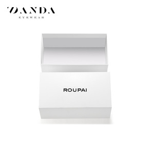Roupai - Estuche para Gafas de Sol, de Cuero Blanco, Rectangular, Extraíble, con Bolsa de Almacenamiento y Paño de Limpieza, Primavera 2023 - Product Image 3
