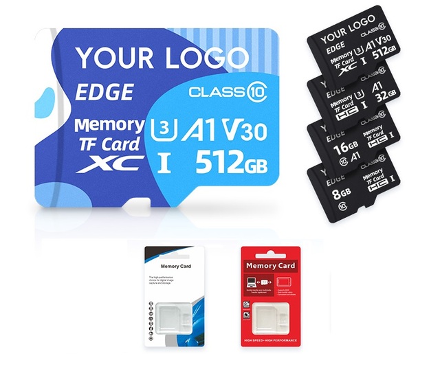 Large Capacity TF Card Mini SD Card 512GB/1TBGB Memory V30/A2 Speed Compatible with Phone DVR MP3 Tablet Camera Memory Card