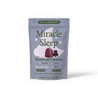 Suikerarme Reishi Saffraan GABA Corydalis Kamille Fruit Gummies Vegan Slaapmiddel Kalmerende Stemming Herstel Natuurlijk Slaapsupplement