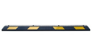 Bloc de guidage de roue de pneu de 2m pour voitures, camionnettes <span class=keywords><strong>et</strong></span> camions, protection pare-chocs, caoutchouc plastique, arrêt d'allée de parking - Product Image 2