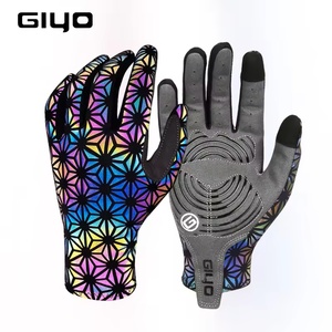 <span class=keywords><strong>Giyo</strong></span> 防風フルフィンガーサイクリンググローブ タッチパネル対応 滑り止め ナイロン ユニセックス ロードバイク用長指手袋 - Product Image 2