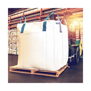 100% PP bulk bag/big ton bag/ jumbo bag for packing sand,cement,potato 5:1 safety factor bulk bag FIBC
