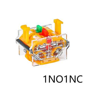 1 Kontak Perak a Sakelar Tombol Tekan LA39 LA38 1NO1NC 2NO Aksesori Kontak DIY - Product Image 5