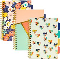 Nouveau produit, carnet à couverture en papier au design simple avec logo personnalisé, cahier d'exercices pour étudiants, bloc-notes spirale