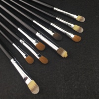 Peinture bidon 8 pièces nouveau design marque privée vegan elf professionnel kit 7 pièces interchangeables personnalisable 10 pinceaux de maquillage de qualité