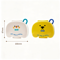 Boîte de rangement polyvalente en plastique PP, mini, portable, multi-compartiments, pour la maison et les voyages, matin, midi, soir
