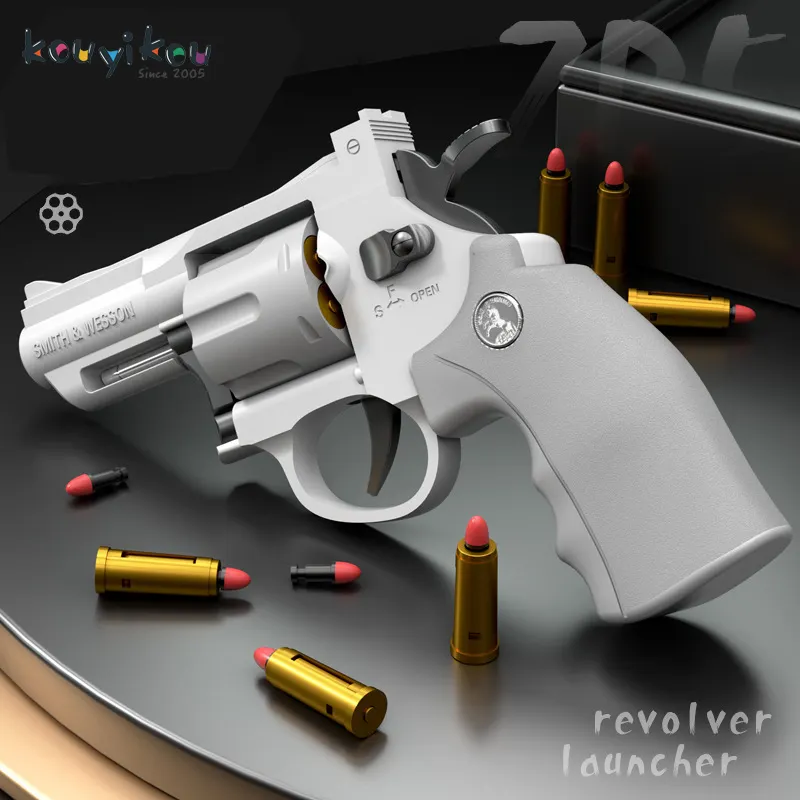 2024 Juguetes Druk Revolver De Verdade Ferro Zp5 Revolver Gunderringer De Brinquedo Revolver Zachte Kogel Pistool