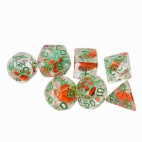 Fournisseur direct d'usine de dés polyédriques en résine DND (ensembles de 7 pièces) personnalisables, y compris des options avec noyaux intégrés.