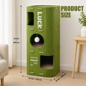 Großhandel Indoor-Design Akustisch Schallabsorbierendes <span class=keywords><strong>PET</strong></span>-Filz-Bett für Katzen - Product Image 6