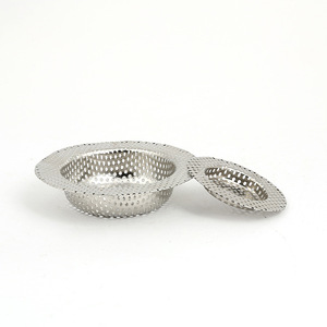 Stainless Steel Floor Drain 5cm 7cm 11cm Fully Perforated Wide Edge Anti Blocking Filter Screen for Kitchen Bathroom Toilet - Product Image 1