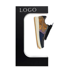 Nổi Giày Hiển Thị Từ Levitating Sneaker Đứng Chủ Xoay Acrylic Giá Với Đèn LED Cho Quảng Cáo Quà Tặng - Product Image 1