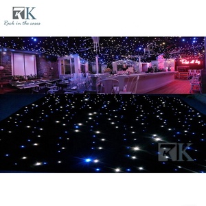 La lumière de draperie noire place le rideau de LED pour le support de toile de fond de décor de mariage - Product Image 2