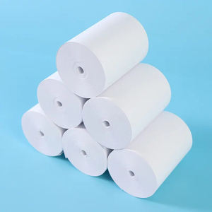 กระดาษใบเสร็จเทเลกราฟฟ์ กระดาษเครื่องบันทึกเงินสด กระดาษความร้อน 57x50 มม. สีขาวเดี่ยว OEM ODM จินเทียน กวางตุ้ง รุ่น 5750 - Product Image 3