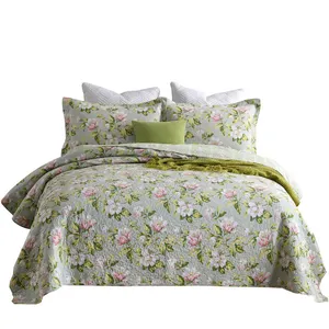 Quilted Bedspread Factory Supply High Quality Print Quilt Bedspread Quilt Cotton Bedspread