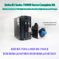 Ensemble complet de servomoteur Delta B3 7,5 kW original ASD-B3-7543-E/L+ECM-B3M-LA1875R31/S31 avec encodeur absolu 17 bits AC 220V industriel