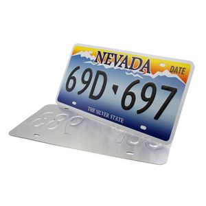 Accessoires automobiles France Plaque d'immatriculation de voiture en métal aluminium Design personnalisable Couleur et logo Plaque avant automobile - Product Image 3