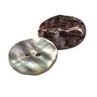 Boutons décoratifs personnalisés à 2 trous en coquille de tortue écologique et bon marché pour t-shirt