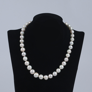 Zhuji Nouveau Design 11-13mm Blanc Edison Forme Collier de Perles pour Porter - Product Image 1