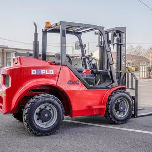 מלגזה שטחית 3 טון 4 מטר איכותית מסין, מנוע 6 צילינדרים חזק, תורן טריפלקס וצמיגים מלאים לעבודה כבדה - Product Image 2