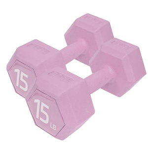 Neoprene <b>Dumbbell</b> Hand Weight Sets 5/10/15/20lbs 5 Colors Exercise Fitness Free Weights Women Men Home Gym Equipment - Product Image 1