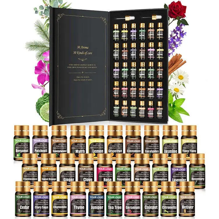 Difusor de aromaterapia para árbol de té, aceite esencial orgánico puro de lavanda, menta, 100% natural, 10ml, precio al por mayor