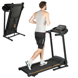 EIGFOH Professional Folding <b>Treadmill</b> Electric LED <b>Screen</b> 110kg Capacity Home Use Compact Design Easy Storage Calories Tracking - Product Image 1