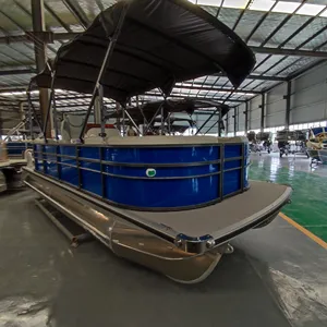 29ft Party Barge Pontoon Boat with Motor 9m Pontoon Boat for Sale