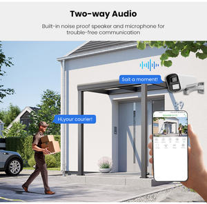 Sistema di Telecamere di Sicurezza CCTV IP POE 4MP con Rilevamento AI 2K, NVR H265+, Sistema di Sicurezza Domestica Cablato per Esterni, Telecamera Bullet a Colori - Product Image 4