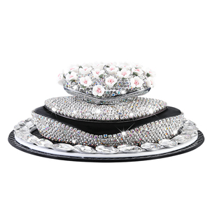 Ambientador de coche Diamond Luxury Scent Color personalizado Diseño de flores Perfume de aceite Fragancia de aire automática para dama - Product Image 3