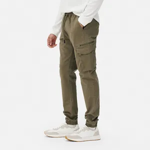 Gingtto calças cargo personalizadas masculinas, alta qualidade, baggy, magro, cargo