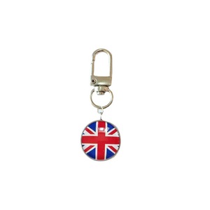 Llavero de moda con bandera nacional, colgante versátil de aleación, anillo para llaves, gema del tiempo, regalo de recuerdo para <span class=keywords><strong>amigos</strong></span> - Product Image 1
