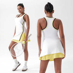 ชุดเล่นเทนนิสแบดมินตันเสื้อแขนกุดใส่เล่นเทนนิสชุดเล่นกอล์ฟพิเคิลบอลชุดเล่นกีฬาแห้งเร็ว - Product Image 3