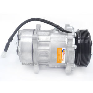 Compressor de Ar SANDEN 7V16 para <span class=keywords><strong>PEUGEOT</strong></span> 306 <span class=keywords><strong>406</strong></span> e CITROEN XANTIA 6453FE 6453GA 6453L5 9613260680 9640486480 1106 1227 SD7V16 - Product Image 2