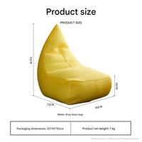 Fauteuils poufs Kino ODM OEM en forme de goutte d'eau pour projets commerciaux de maternelles, sur mesure, en gros, directement de l'usine, chaise longue pour enfants