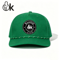 Topi Baseball Unisex Berkualitas Tinggi dengan Logo PVC, 5 Panel, Pinggiran Lebar, Berlubang, Terstruktur, dan Tali