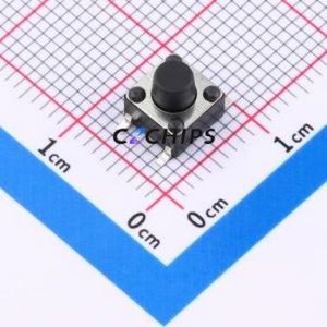 TS-1002S-06026C Tactile Switch SMD-4P,6x6mm Switch Single Pole Single Throw Round Button Vertical Mount 6mm - Product Image 1