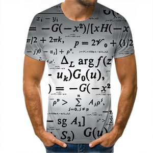Formula matematica vestiti moda uomo T-shirt <span class=keywords><strong>con</strong></span> modello personalizzato poliestere T-shirt personalizzare Logo/<span class=keywords><strong>nome</strong></span> - Product Image 2