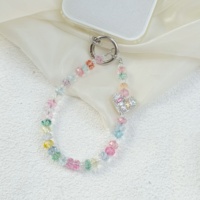 Nouvelle chaîne de téléphone avec pendentif en perles de cristal, accessoire porte-clés, bijou, cordon pour téléphone