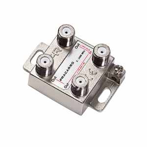 Divisor de Video Metálico Fracarro de 2 Vías con Conector F, 5-2400 MHz - Product Image 1