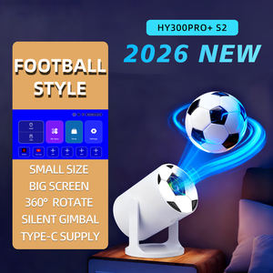 Proiettore da <span class=keywords><strong>Calcio</strong></span> 2026 Hot HY300PRO+ Plus Smart per Coppa del Mondo, Mini Proiettore Portatile Android WiFi6 Ultra Corto Wireless con Mirroring - Product Image 3