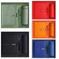 Ensemble cadeau d'entreprise personnalisé, carnet en cuir A5, carnet de notes de bureau, agenda avec stylo pour la promotion des entreprises, vente en gros